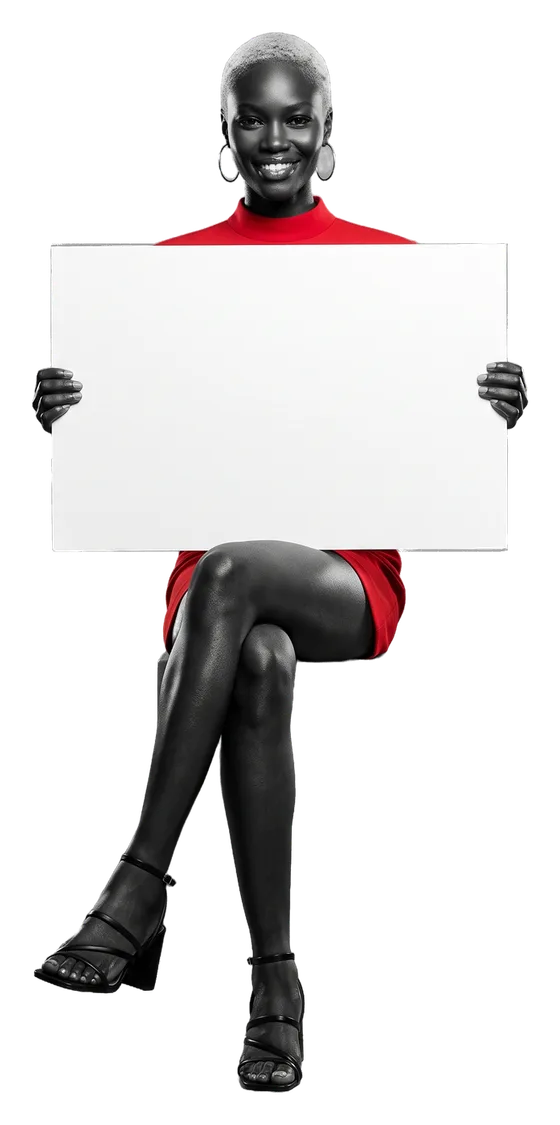A woman seated with a board on her knee; the board reads: Opened 2001 as Casino Coquitlam